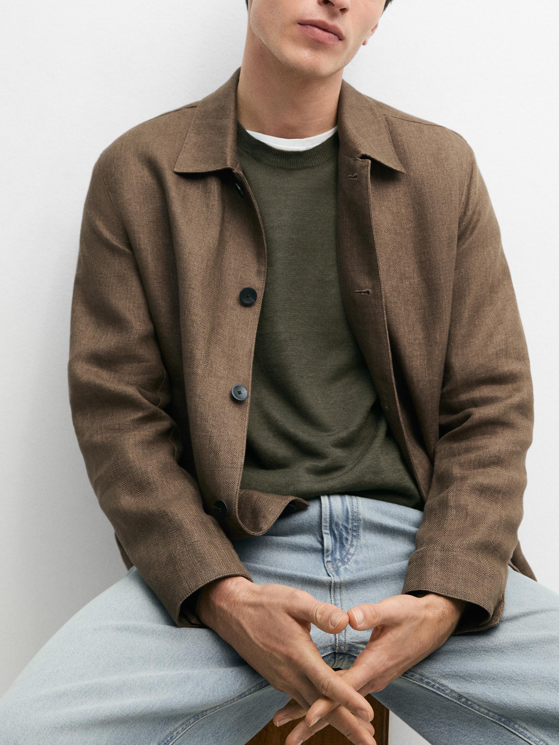 Blouson total look chevrons lin